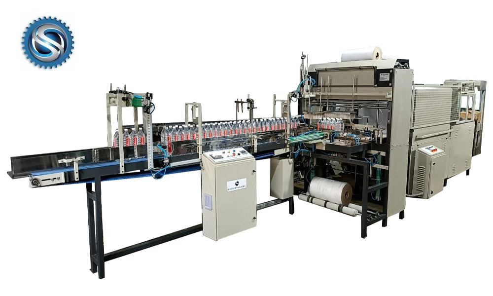 Customized Fully Automatic Web Sealer with Shrink Wrapping Machine