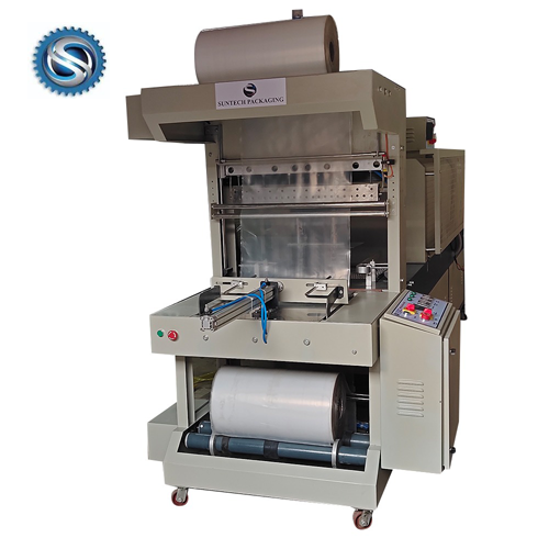 Semi Automatic Web Sealer with Shrink Wrapping Machine